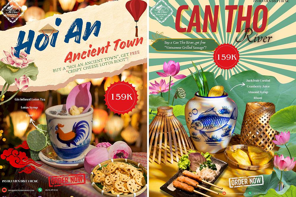 Each cocktail at The View Rooftop is a flavorful journey across Vietnam, from the gentle charm of Hoi An to the tropical notes of Phu Quoc